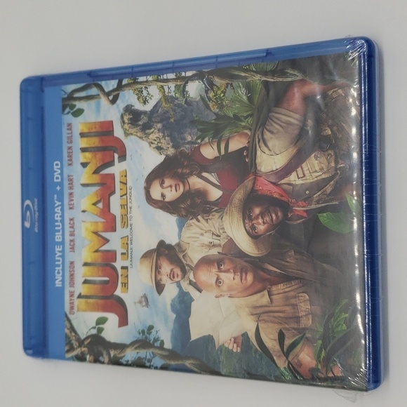 1458- Jumanji En La Selva Pelicula en Español NWT - Picture 1 of 3
